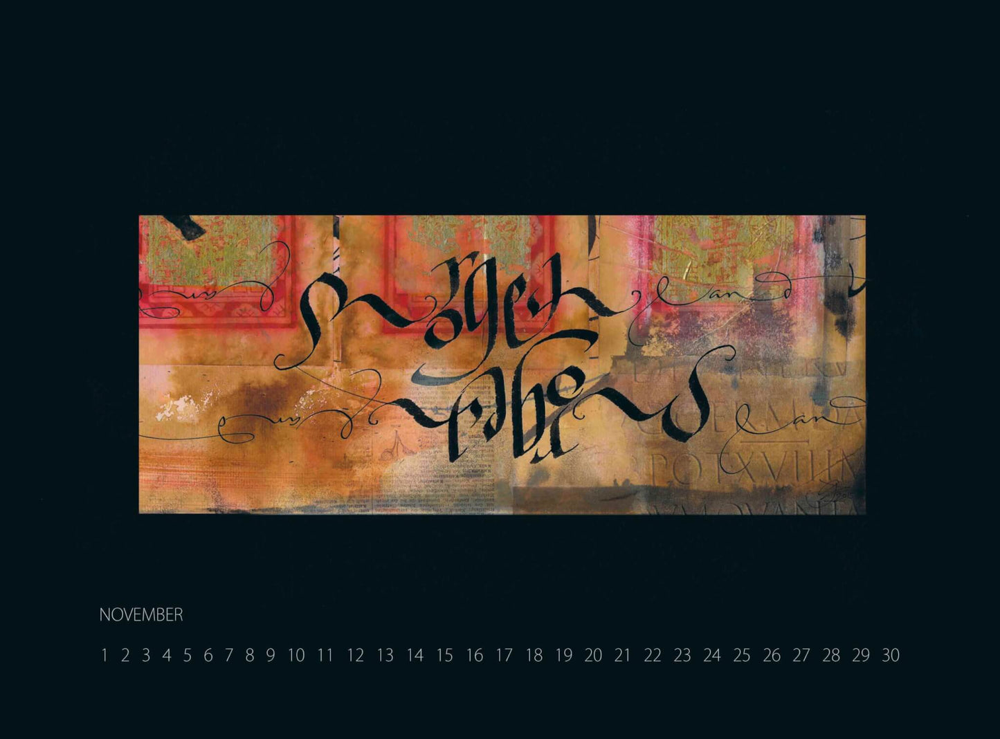 Kalligrafie-Kalender 2016