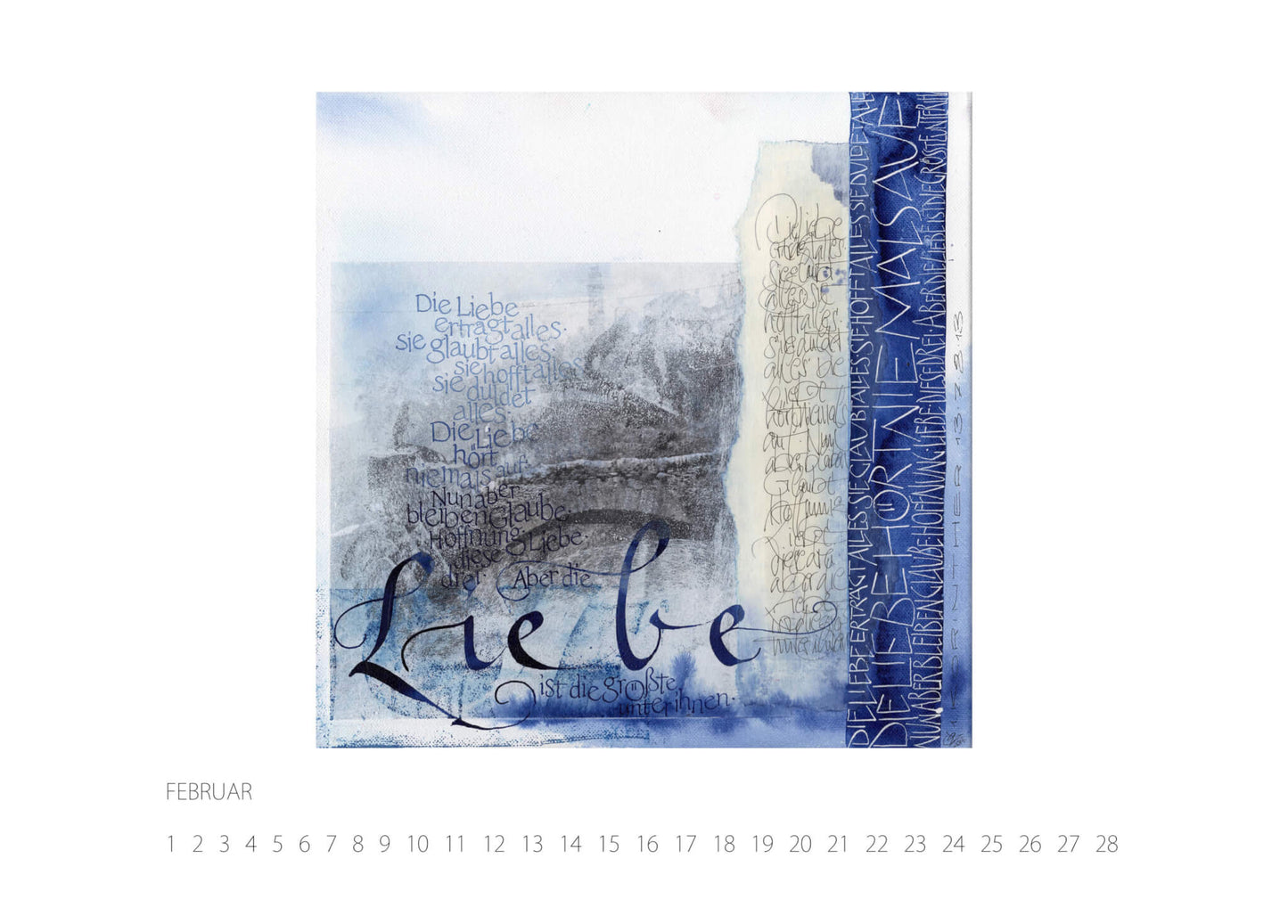 Kalligrafiekalender 2015