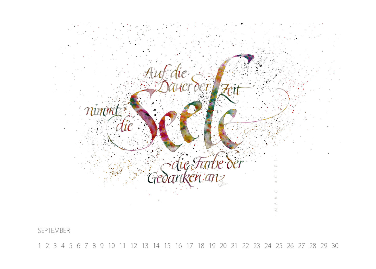 Kalligrafiekalender 2015