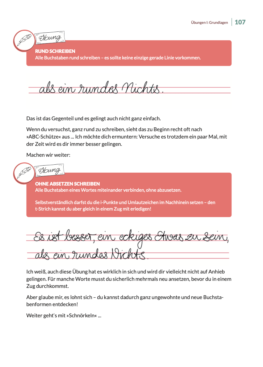 Schönere Handschrift – leichtgemacht: DAS PRAXISBUCH