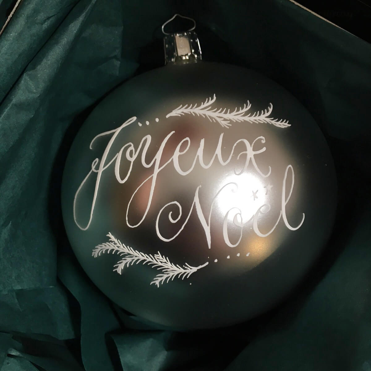Christbaumkugel personalisiert - individuell beschriftet