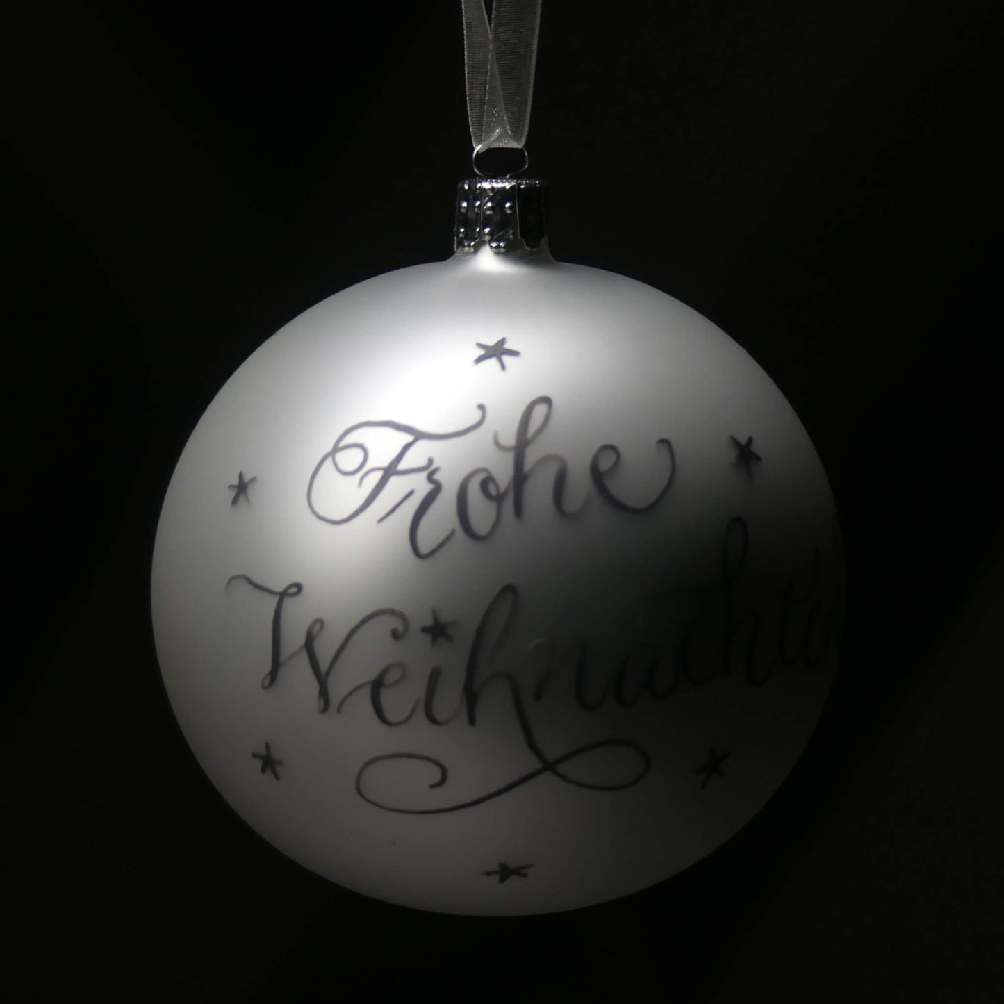 Christbaumkugel "Fröhliche Weihnachten"