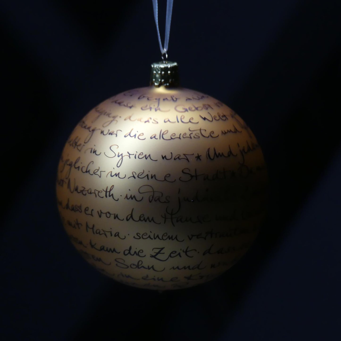 Christbaumkugel "Weihnachtsgeschichte"
