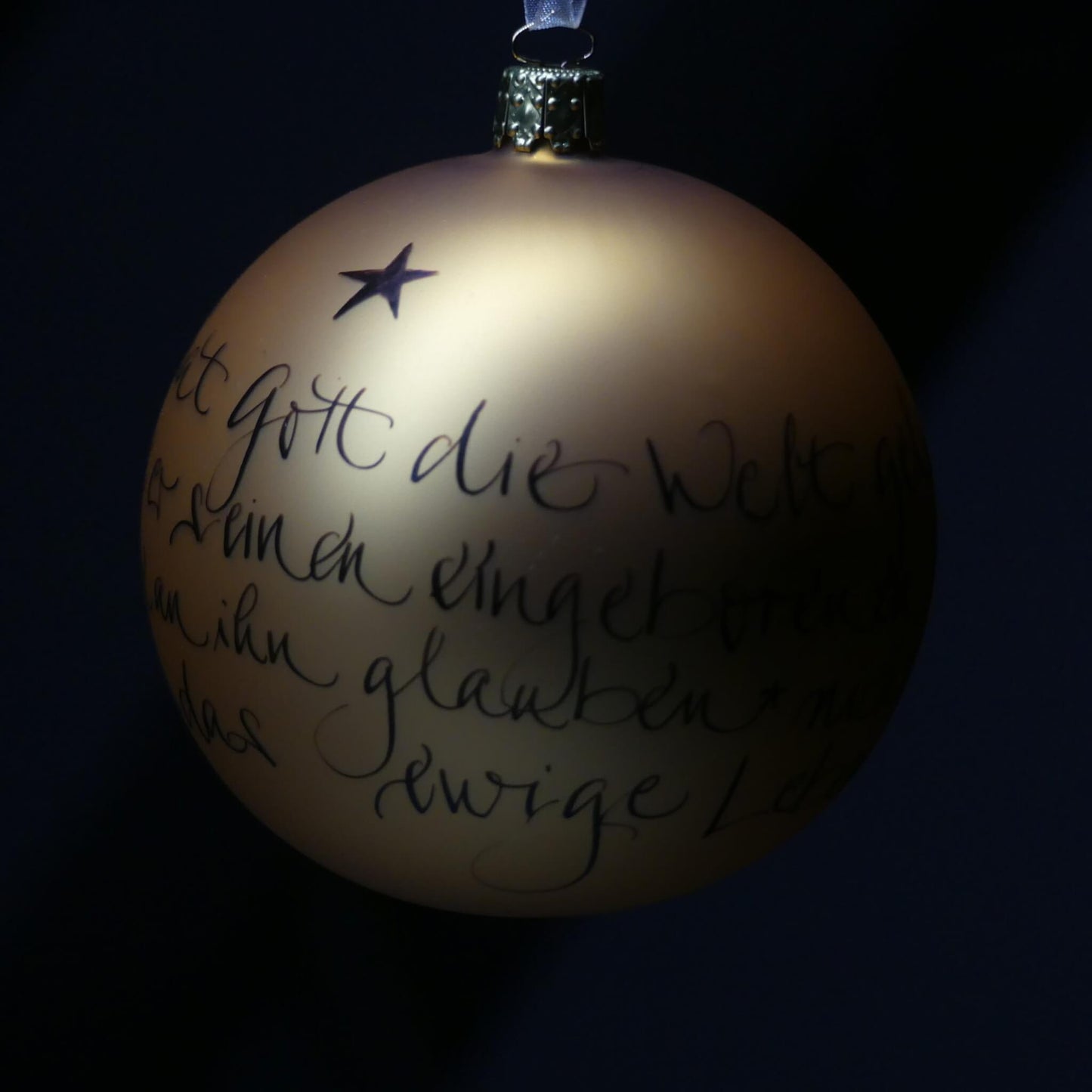 Christbaumkugel personalisiert - individuell beschriftet