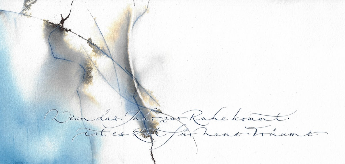 Weihnachtskarte "Jahresende"