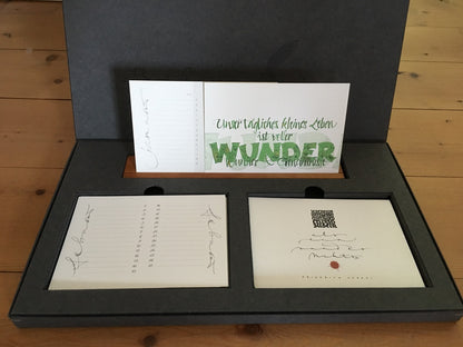 Kalligrafie-Tischkalender "schreib-weisen", in Geschenkbox, immerwährend