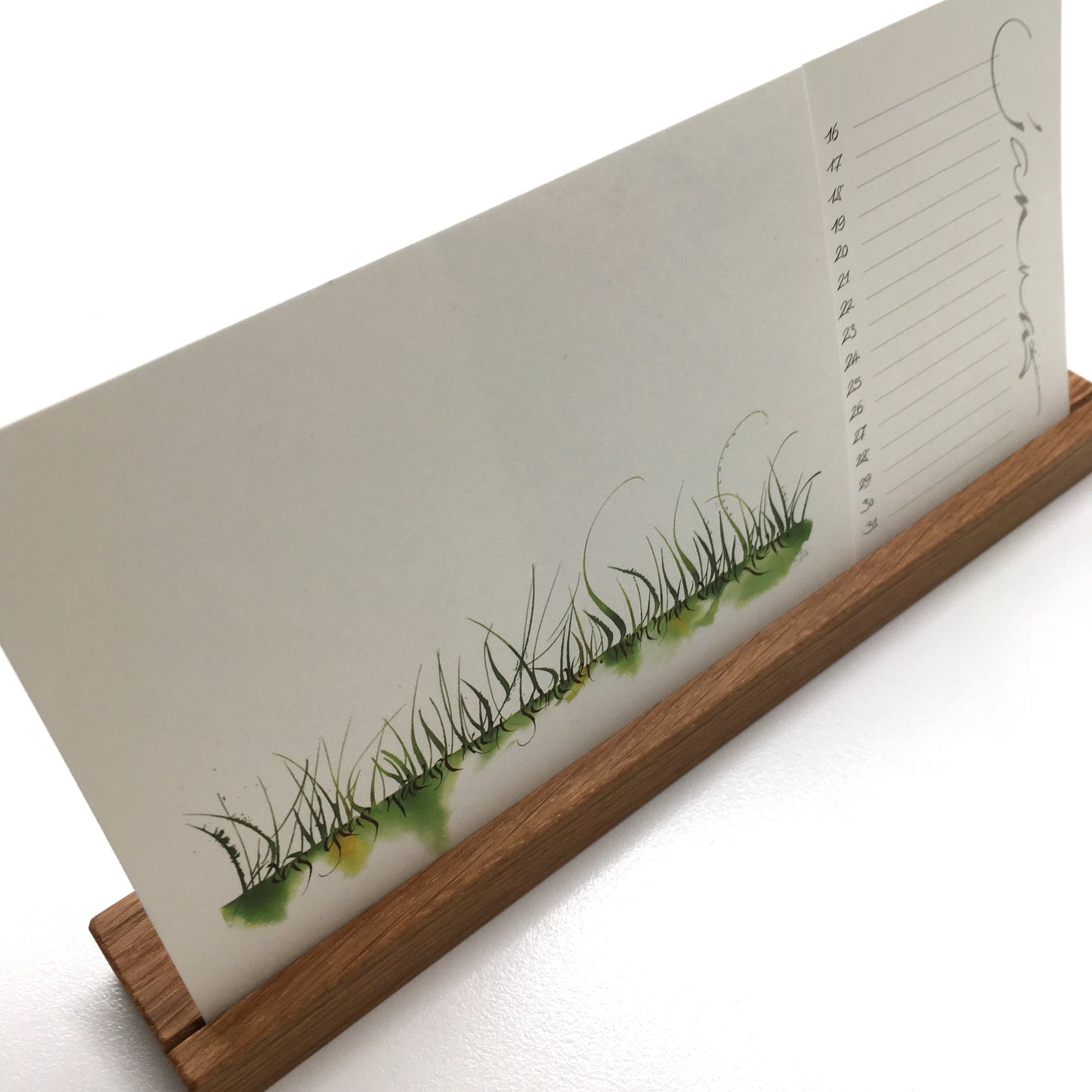 Kalligrafie-Tischkalender "schreib-weisen", in Geschenkbox, immerwährend